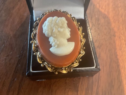 Attractive cameo brooch - brooch, in