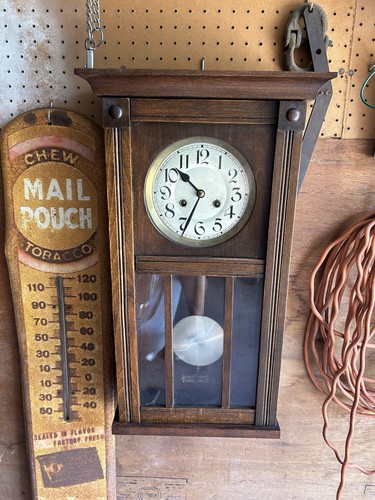 Day antique wall clock - day,