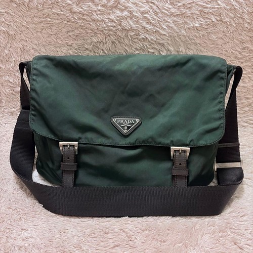 Prada green shoulder - prada,