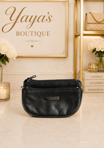 Lorenz black leather double - black,