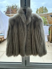 Real Artic Fox Fur Coat Size