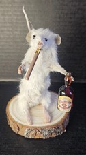 Taxidermy funny cigar mouse
