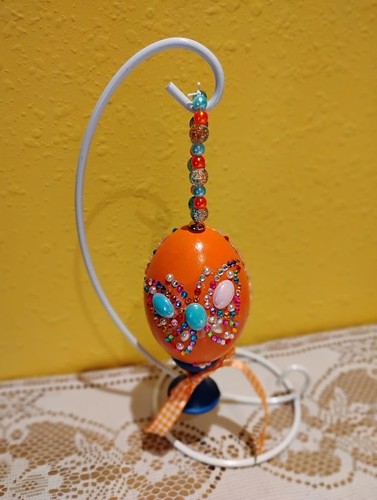 Hand designed decorated goose - hand,