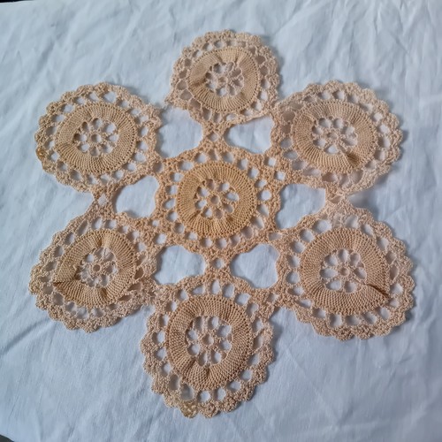 Vintage oval doily dressing - vintage,