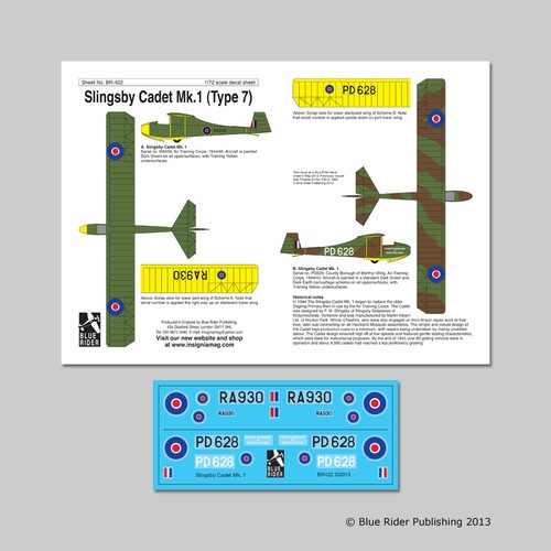 Blue rider br422 slingsby - blue,