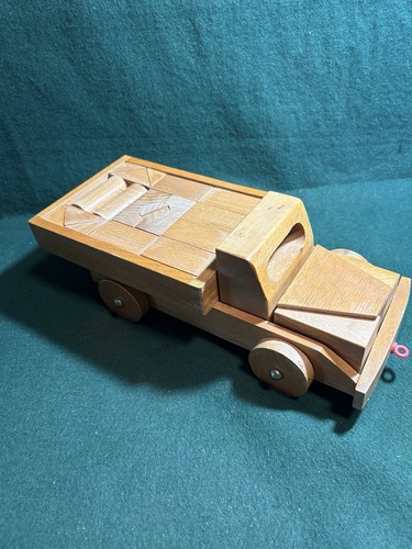 Vintage pull along - pull, wooden