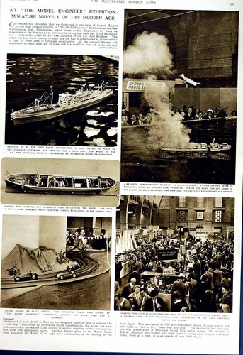 Old vintage print 1951 people - print,