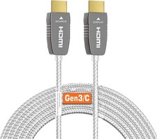 RUIPRO 8K Certified HDMI Fiber Optic Cable 15M Ultra High Speed HDMI 2.1b 48Gbps