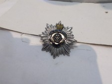 Vintage Royal British Legion King's Crown Enamel Cap Badge Lion Insignia