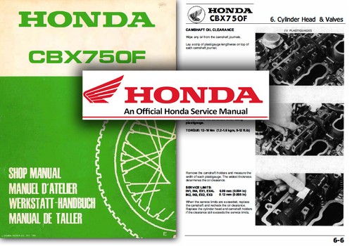 Honda cbx750f service workshop - cbx750f,
