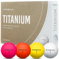 MASTERS PRISMA TITANIUM DISTANCE GOLF BALLS / MULTIBUY DOZEN DEALS