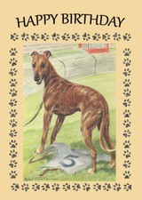 GREYHOUND RACING DOG BIRTHDAY