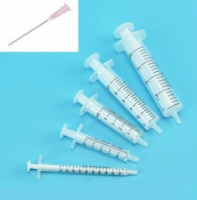 Syringes With Blunt Needle10cm x 18ga for Glue Ink Arts Crafts Dispensing Refill