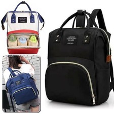 Waterproof Mummy Bag for Mommy Backpack Large Baby Nursing Nappy Diaper Handbag