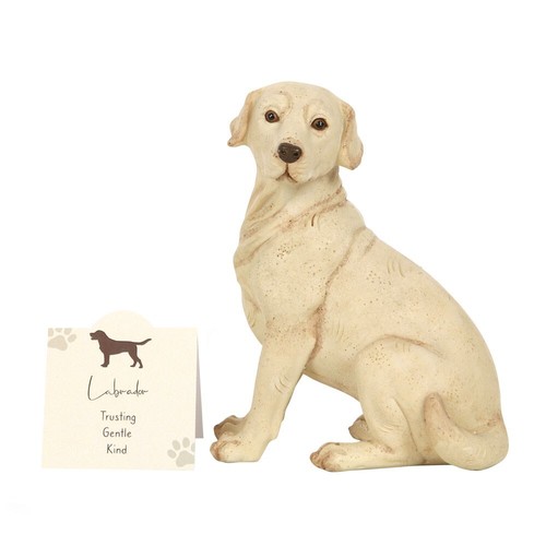 Resin yellow labrador - yellow,