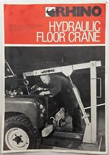 Original Rhino Hydraulic Floor