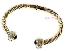 Jet Onyx Gold Filled Catwalk