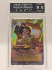 ?Lorcana Simmering Skies 206/204 Vanellope Von Schweetz - Enchanted GG 9.5?