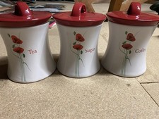 Dunelm red poppy - red,
