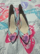 Floral Red Herring Shoes UK Size 5