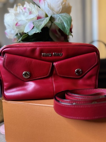 Miu lambskin shoulder bag - miu,