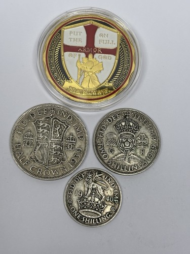 Ww2 british silver coin set - british,