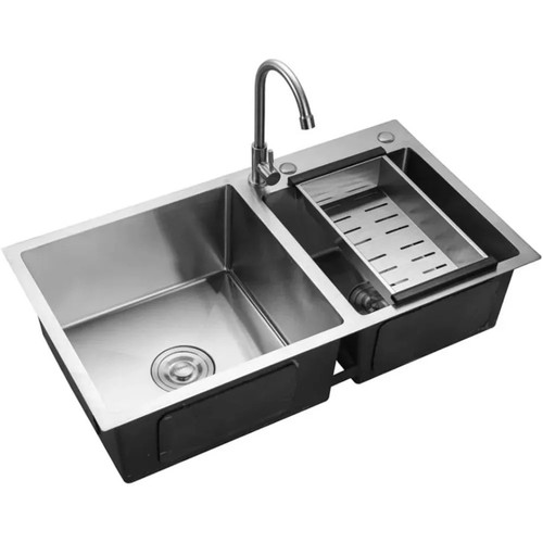 Double bowl stainless steel - double,