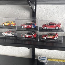 6 x 1/43 Scale Rally Cars from