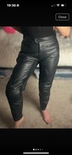 womans Rev-it motorcycle leather trousers size 42 -12