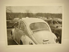 Vintage 1964 Car Wreck Photo