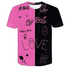 Summer Kids Unisex Adults Lil Peep Rapper Hip Hop Music 3D Printed T-shirts Tops