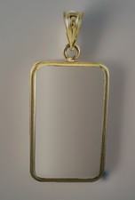 14k Yellow Gold Bezel For