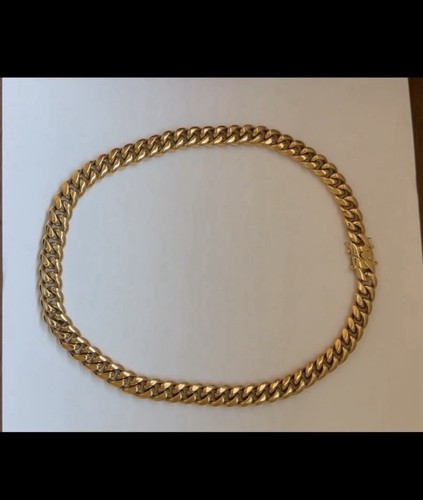 Gold filled mens miami - mens, cuban