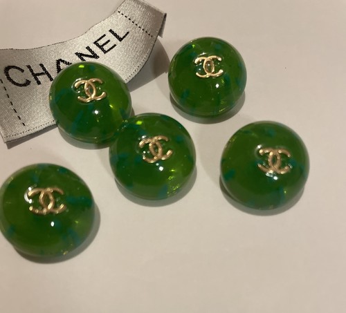 Green chanel buttons - green,