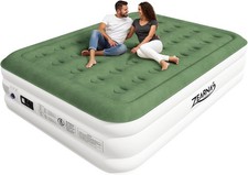 KingSize Inflatable overnight Air Mattress, Air Bed with Built-In Electric pump