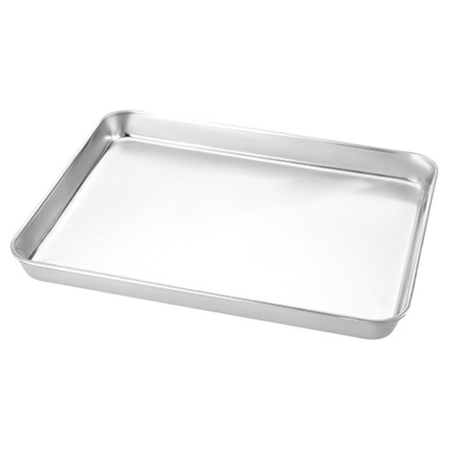 Stainless steel pizza tray - stainless,