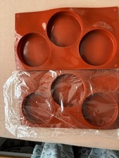 2x Large round silicon resin