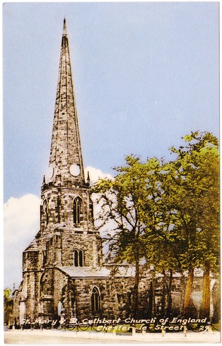 Durham postcard cuthbert - durham,