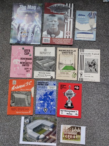 Newcastle united programmes - united,