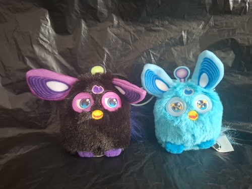 Furby mcdonalds blue and black - mcdonalds,