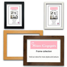 White Picture Frames A1 A2 A3 A4 Black Modern Photo Frame Oak Wood Effect Walnut