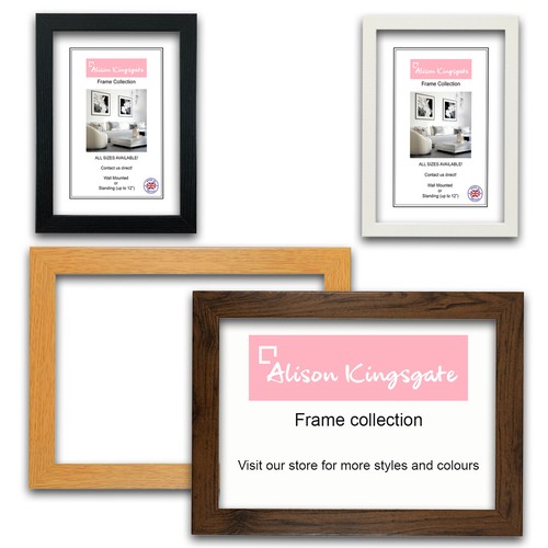 White picture frames - a1, a3