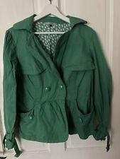 Red Herring Green Coat Size 14
