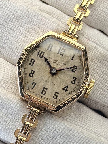 Rolex ladies vintage watch 9ct - rolex,