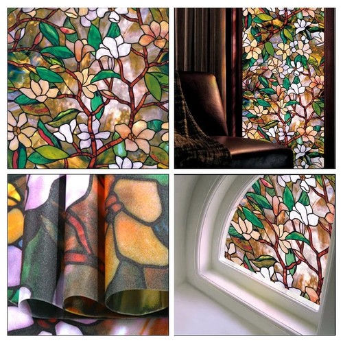 Rainbow frosted window film - window,