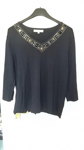 Mia moda black fine knit - moda,