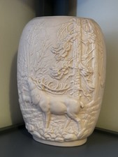 Toyo Bisque Vase Woodland