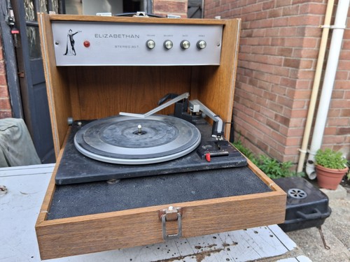 Record player elizabethan - record,