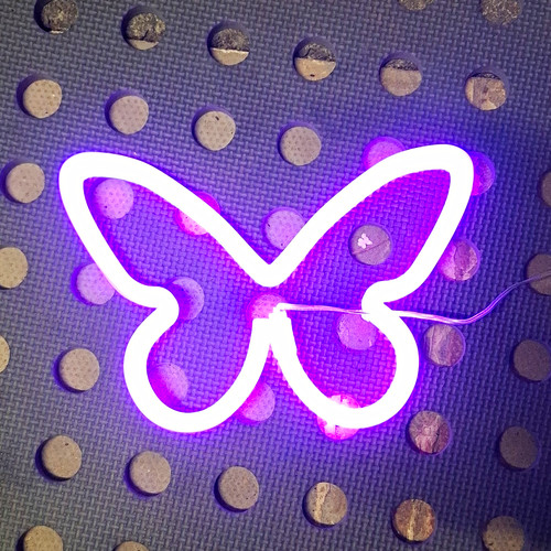 Usb powered led butterfly - powered,