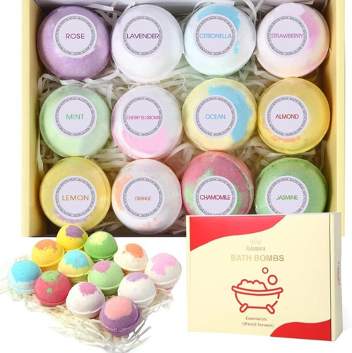 Bath bombs gift - set, in